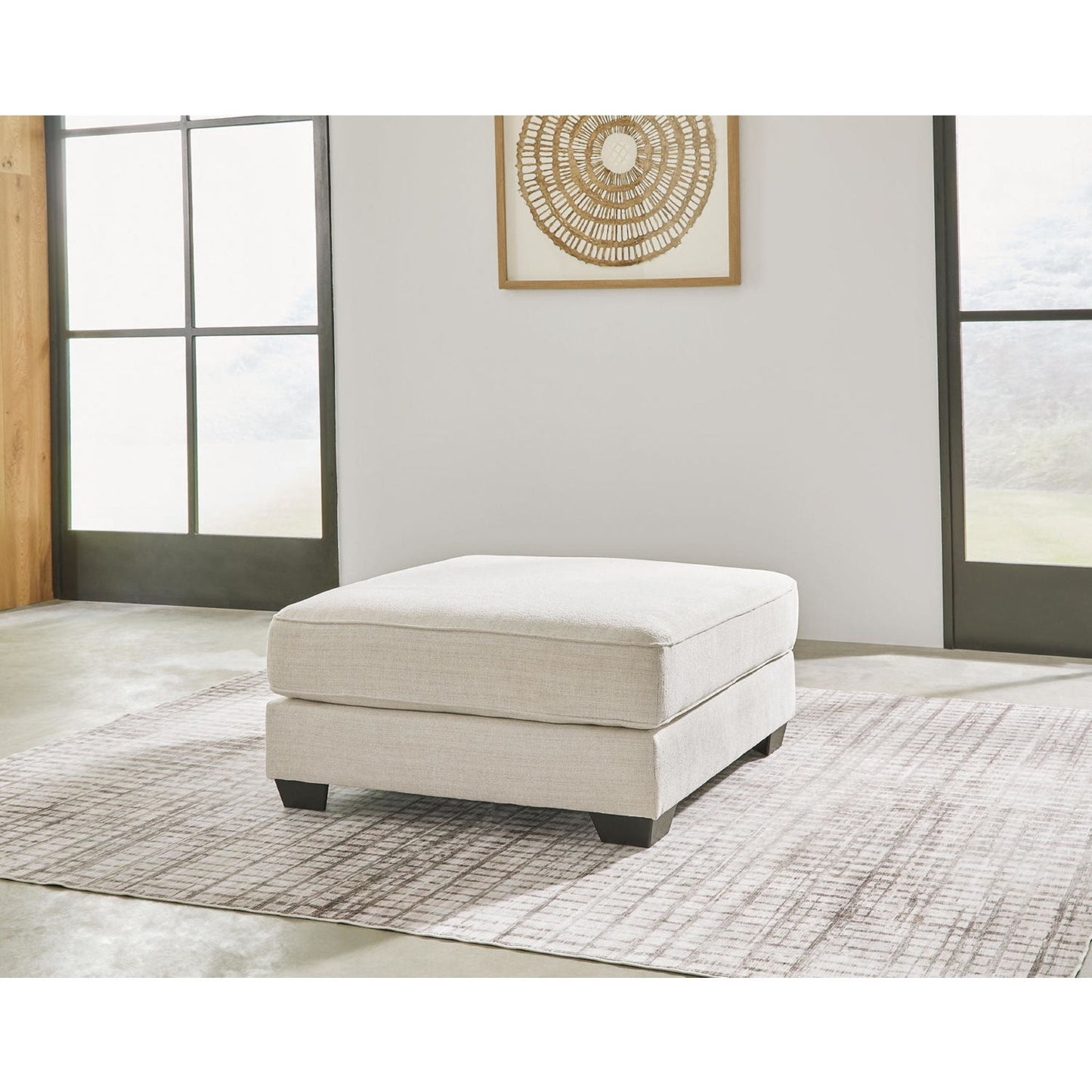 Pouf d'appoint surdimensionné exclusif Lerenza