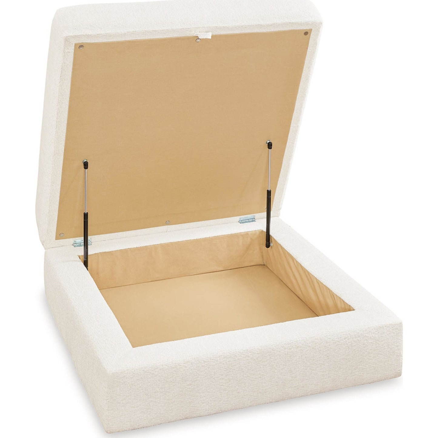 Pouf Elissa Court exclusif avec rangement