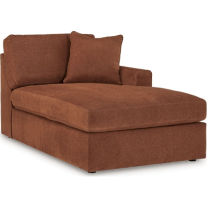 Canapé d'angle modulaire Modmax 5 pièces avec double méridienne et consoles de rangement