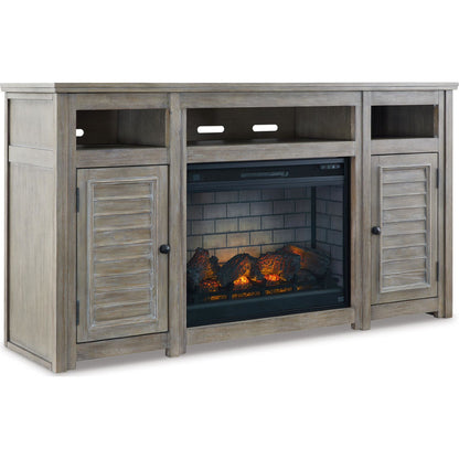 Meuble TV Moreshire avec cheminée