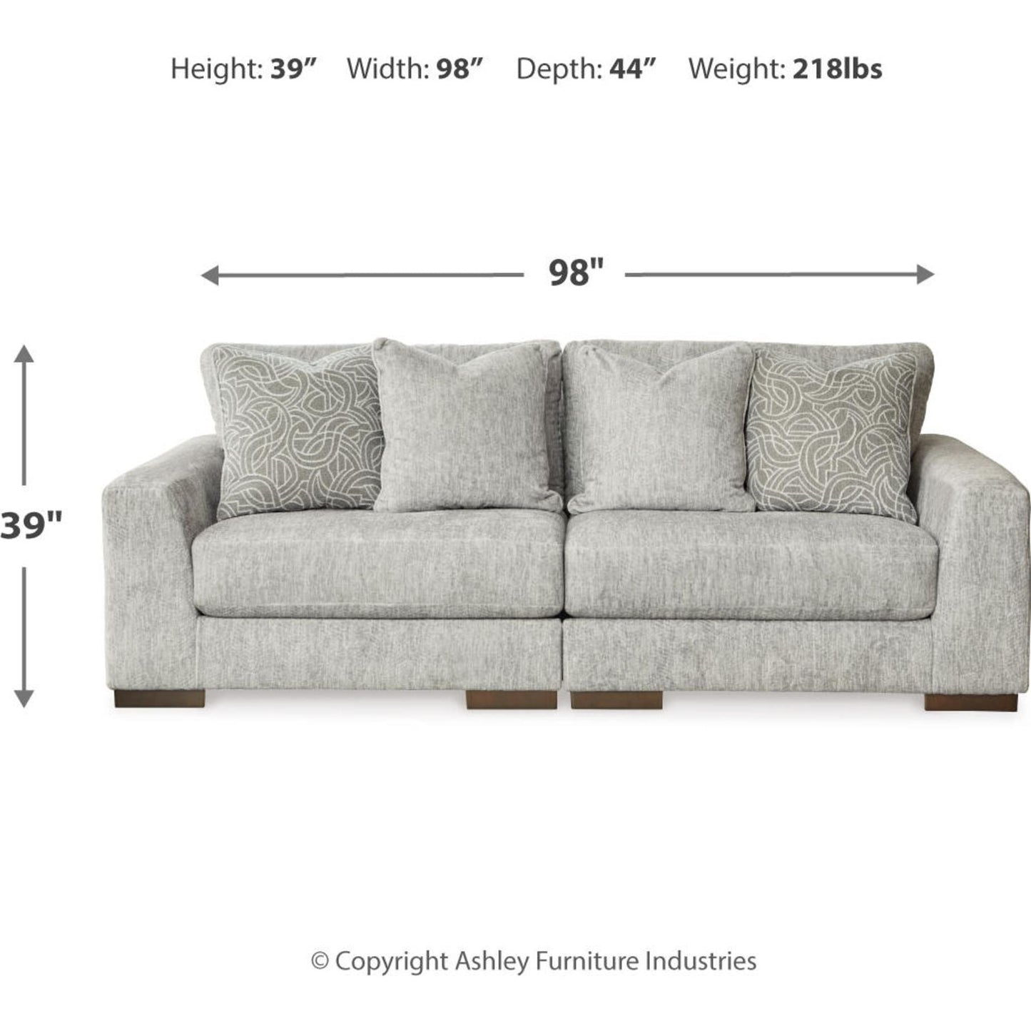Canapé d'angle 2 pièces Regent Park
