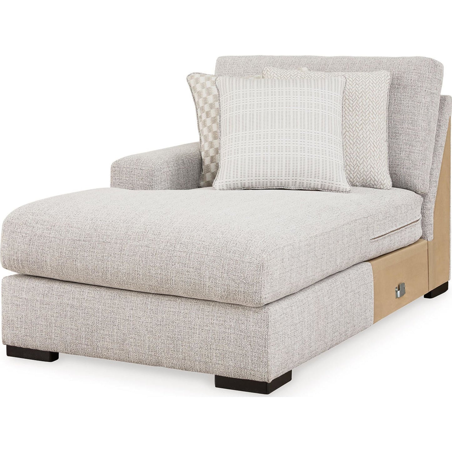 Canapé d'angle 3 pièces exclusif Larce avec méridienne