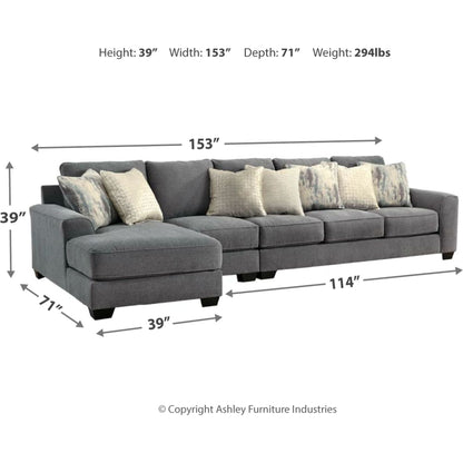 Canapé d'angle 3 pièces exclusif Castano