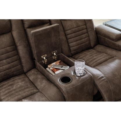 Canapé inclinable électrique Soundcheck avec console et tête réglable