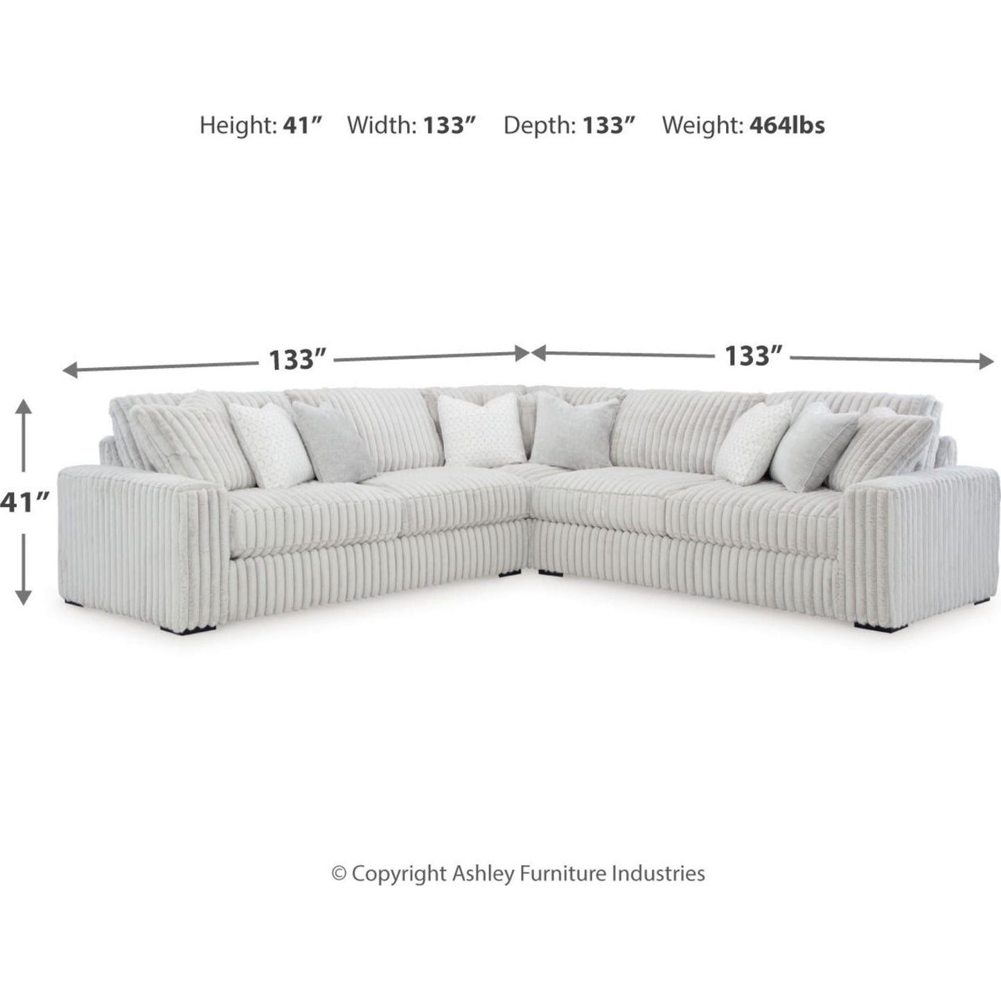 Magnifique canapé d'angle 3 pièces