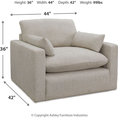 Fauteuil et demi raffiné et exclusif