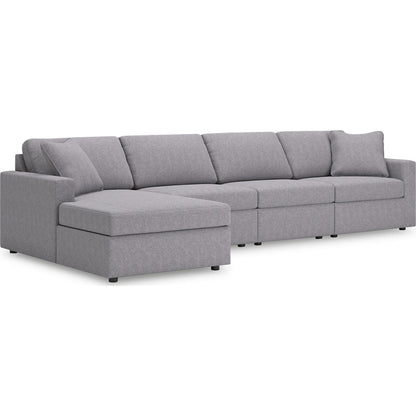 Canapé d'angle modulaire Modmax 4 pièces avec méridienne