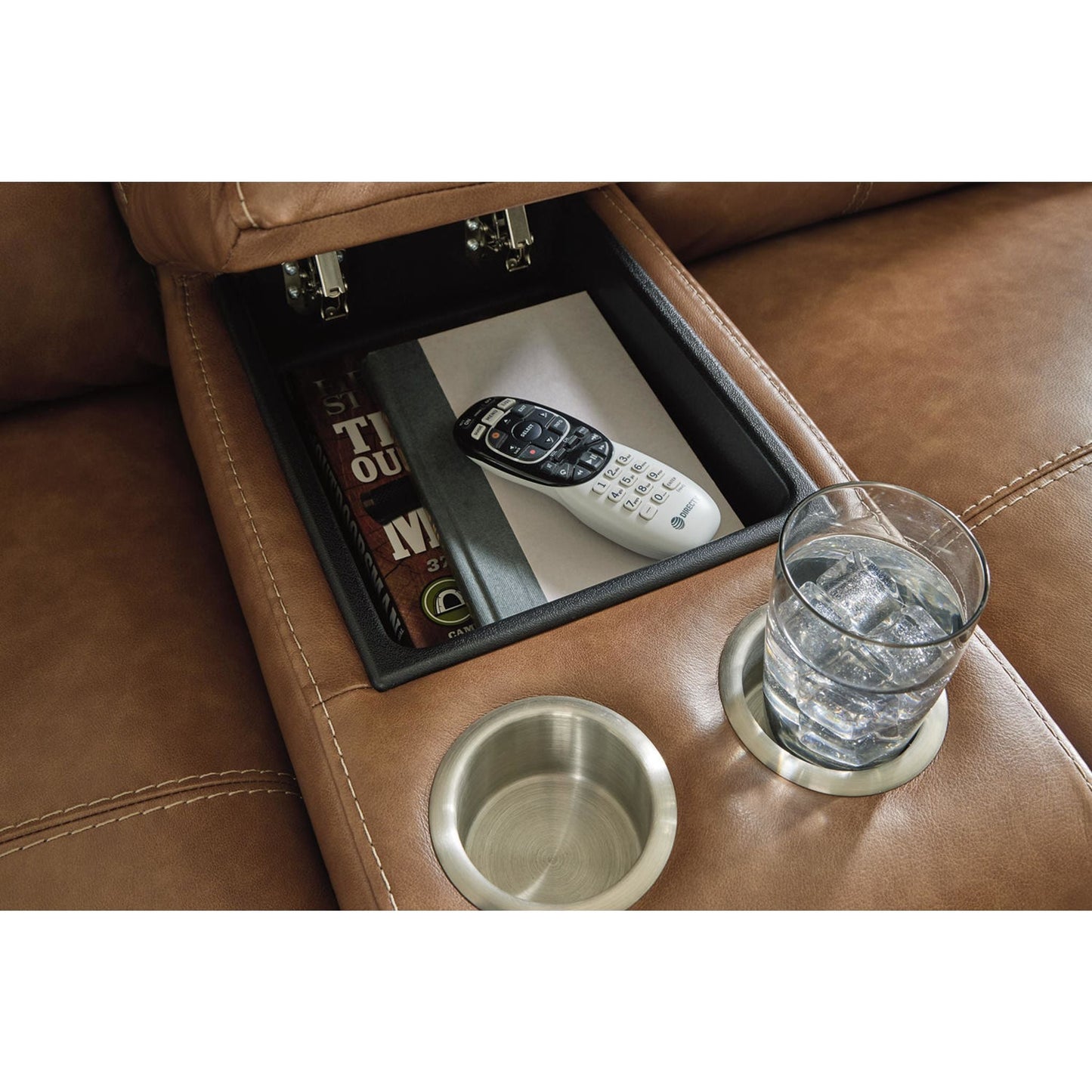 Canapé inclinable électrique Trasimeno avec console