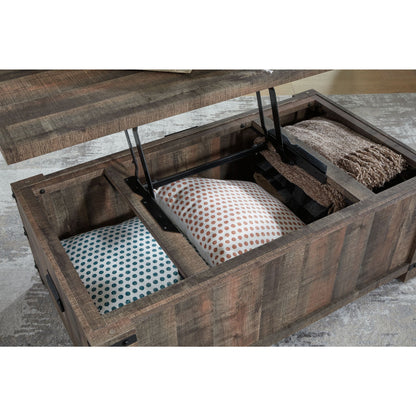 Table basse Hollum avec plateau relevable