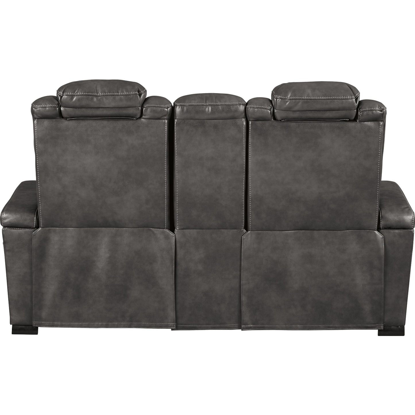 Canapé inclinable électrique Turbulence avec console et appui-tête réglable