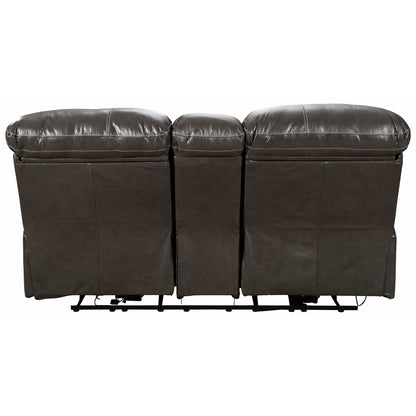 Canapé inclinable électrique Hallstrung avec console et tête de lit réglable