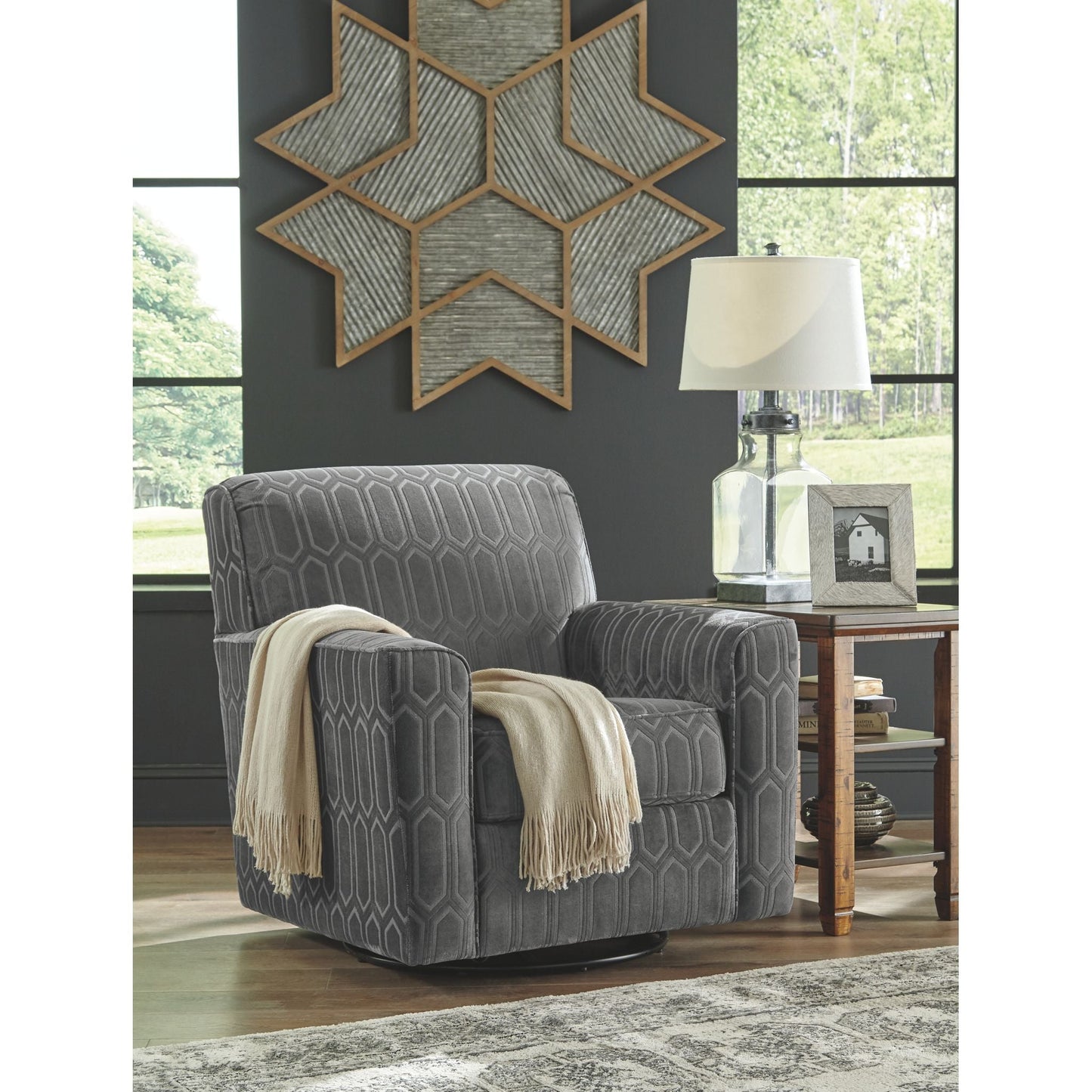 Fauteuil pivotant Zarina