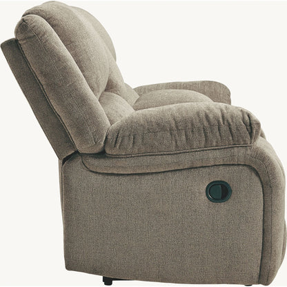 Canapé inclinable deux places Draycoll avec console