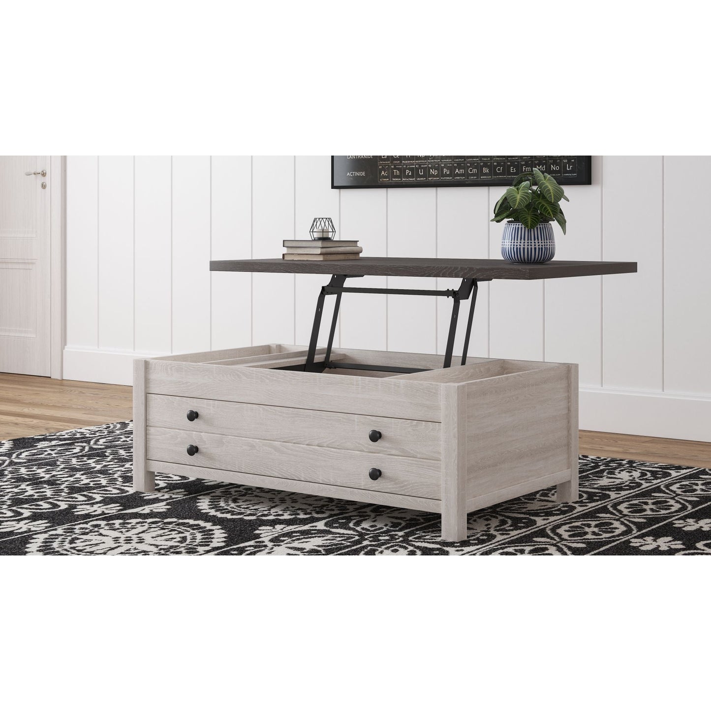 Table basse rectangulaire relevable Dorrinson