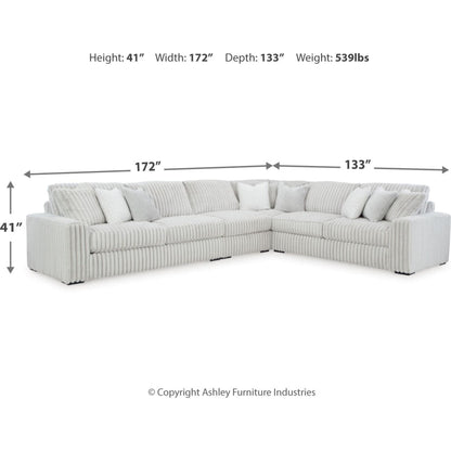 Magnifique canapé d'angle 4 pièces