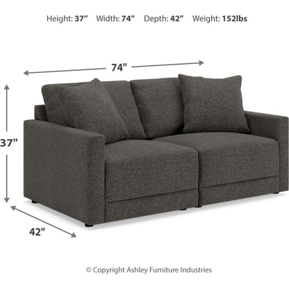 Canapé d'angle modulaire 2 pièces exclusif Evey