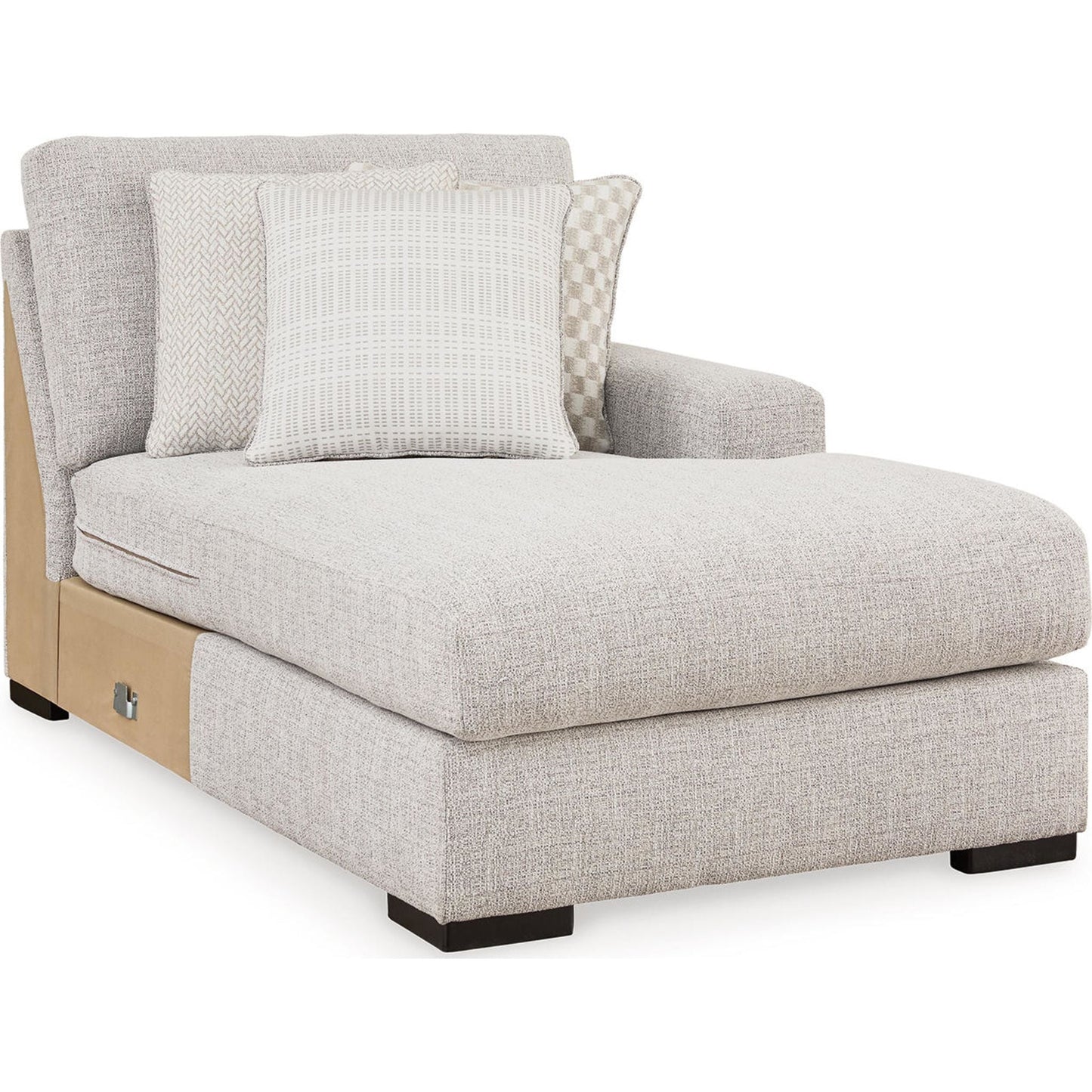 Canapé d'angle 5 pièces exclusif Larce avec méridienne