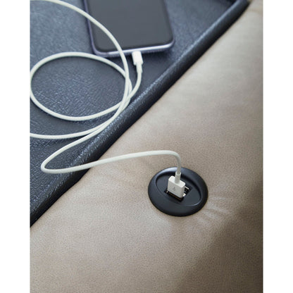 Canapé inclinable Lavenhorne avec table rabattable