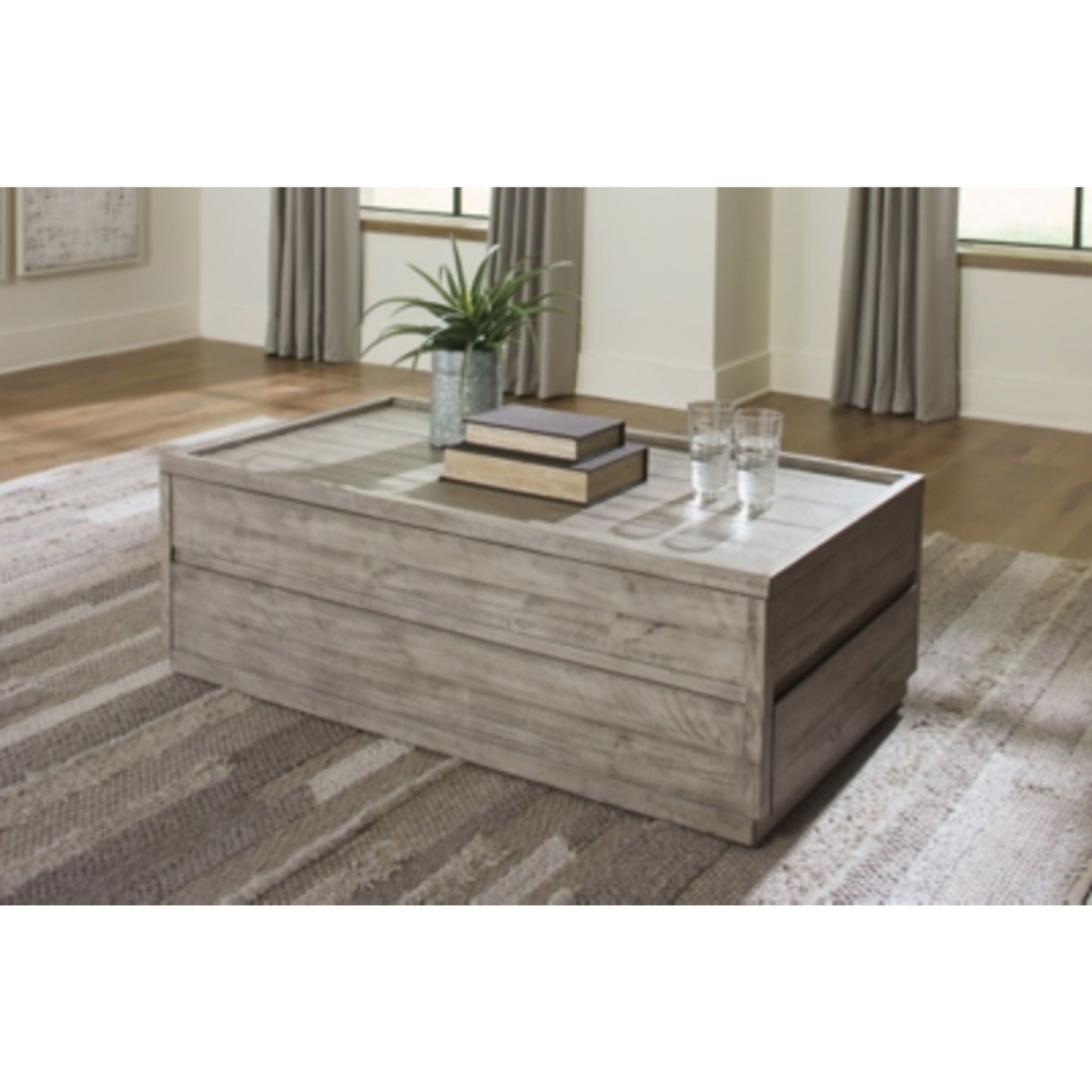 Table basse Naydell avec plateau relevable