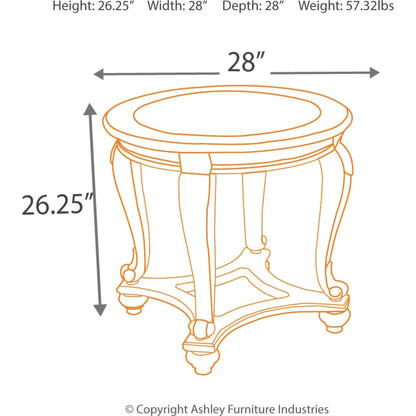 Table d'appoint ronde Norcastle