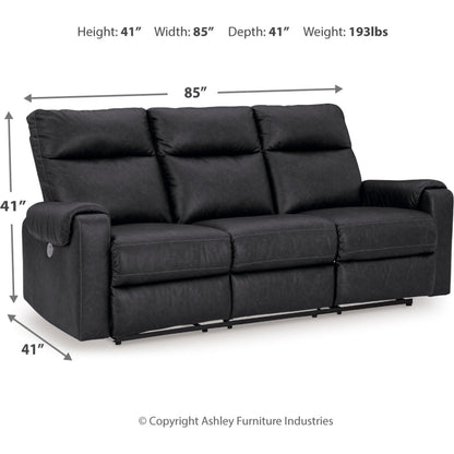 Canapé inclinable Axtellton avec fonction électrique