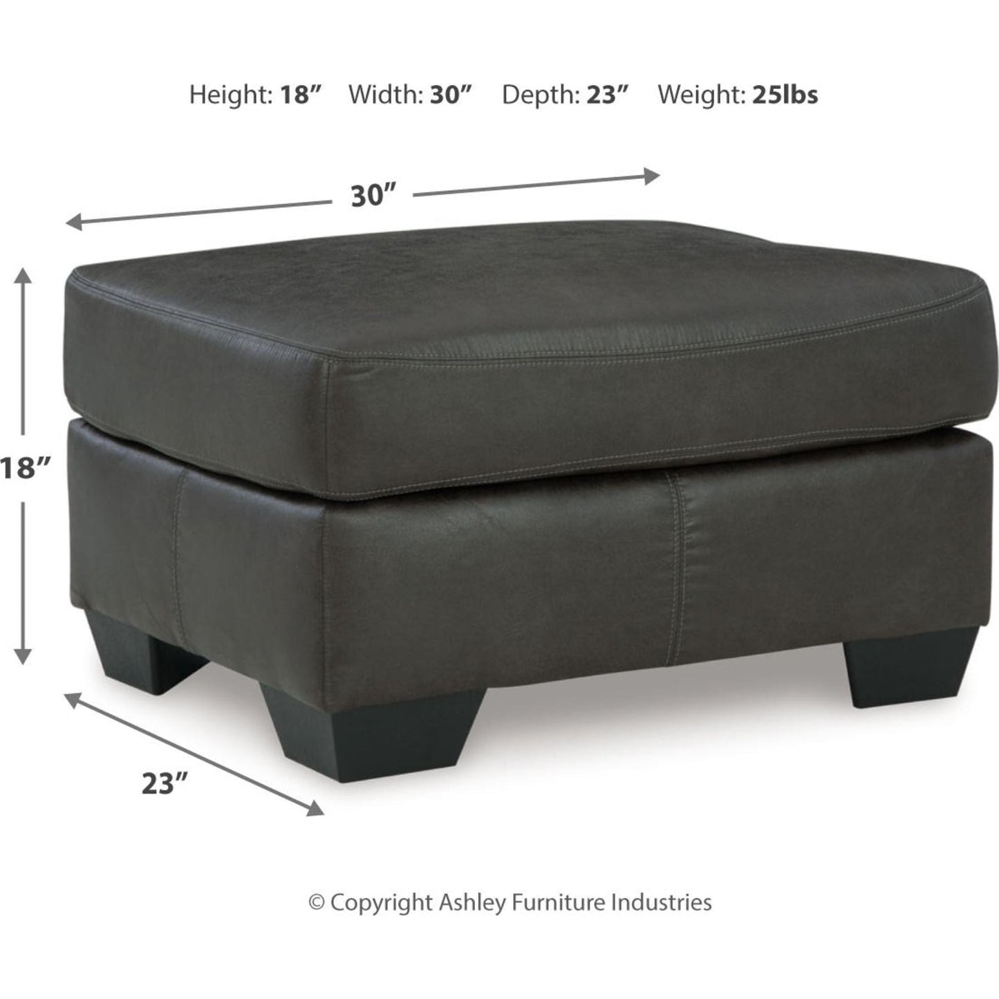 Poudlard ottoman de Bladen