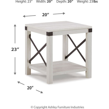 Table d'appoint carrée Bayflynn