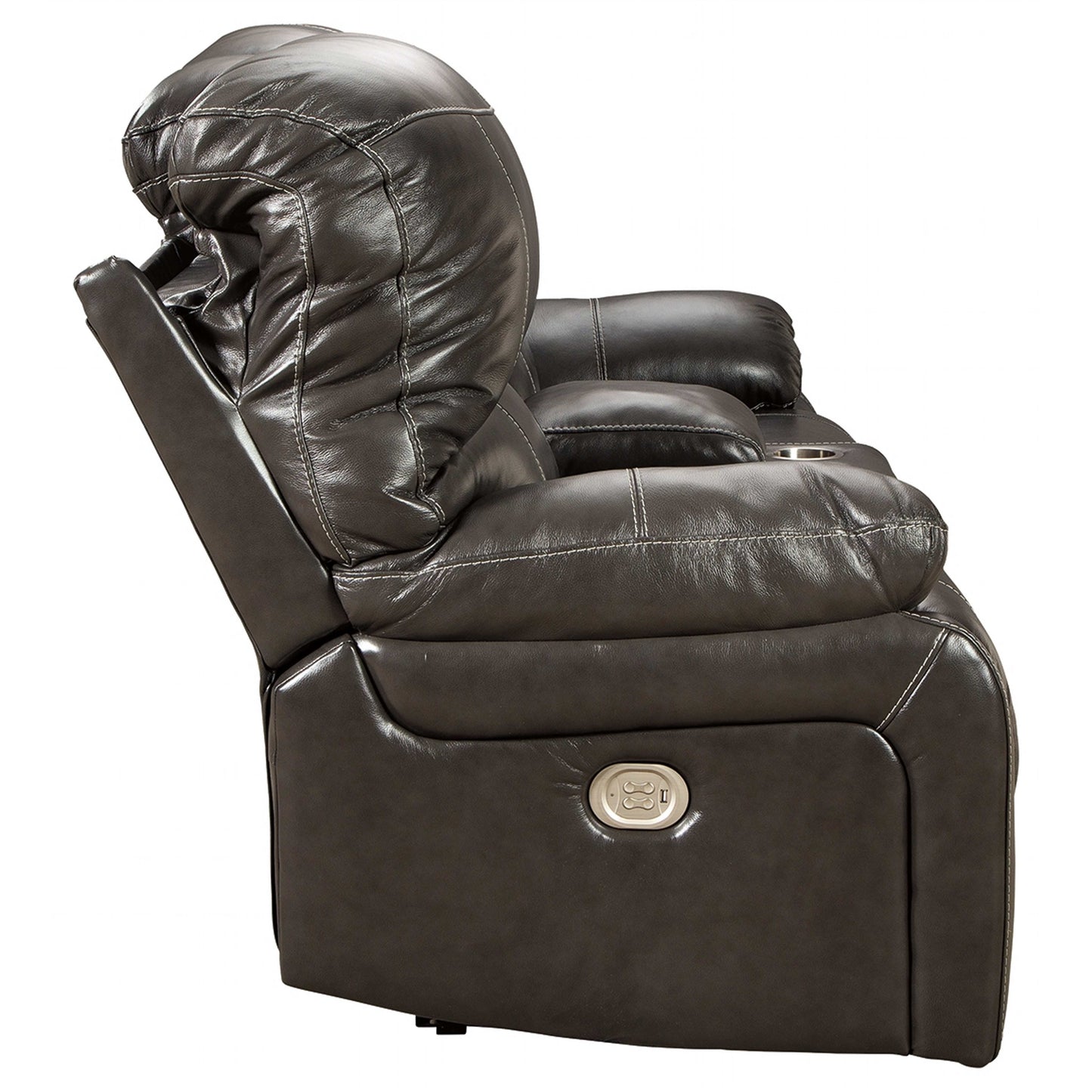 Canapé inclinable électrique Hallstrung avec console et tête de lit réglable