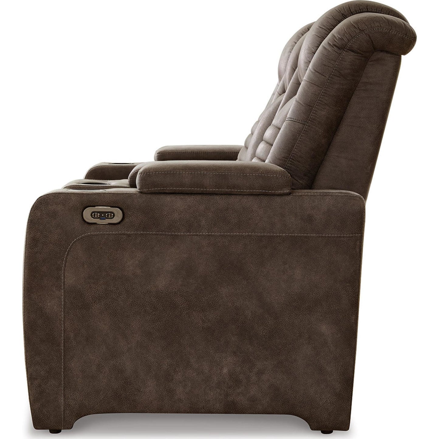 Canapé inclinable électrique Soundcheck avec console et tête réglable