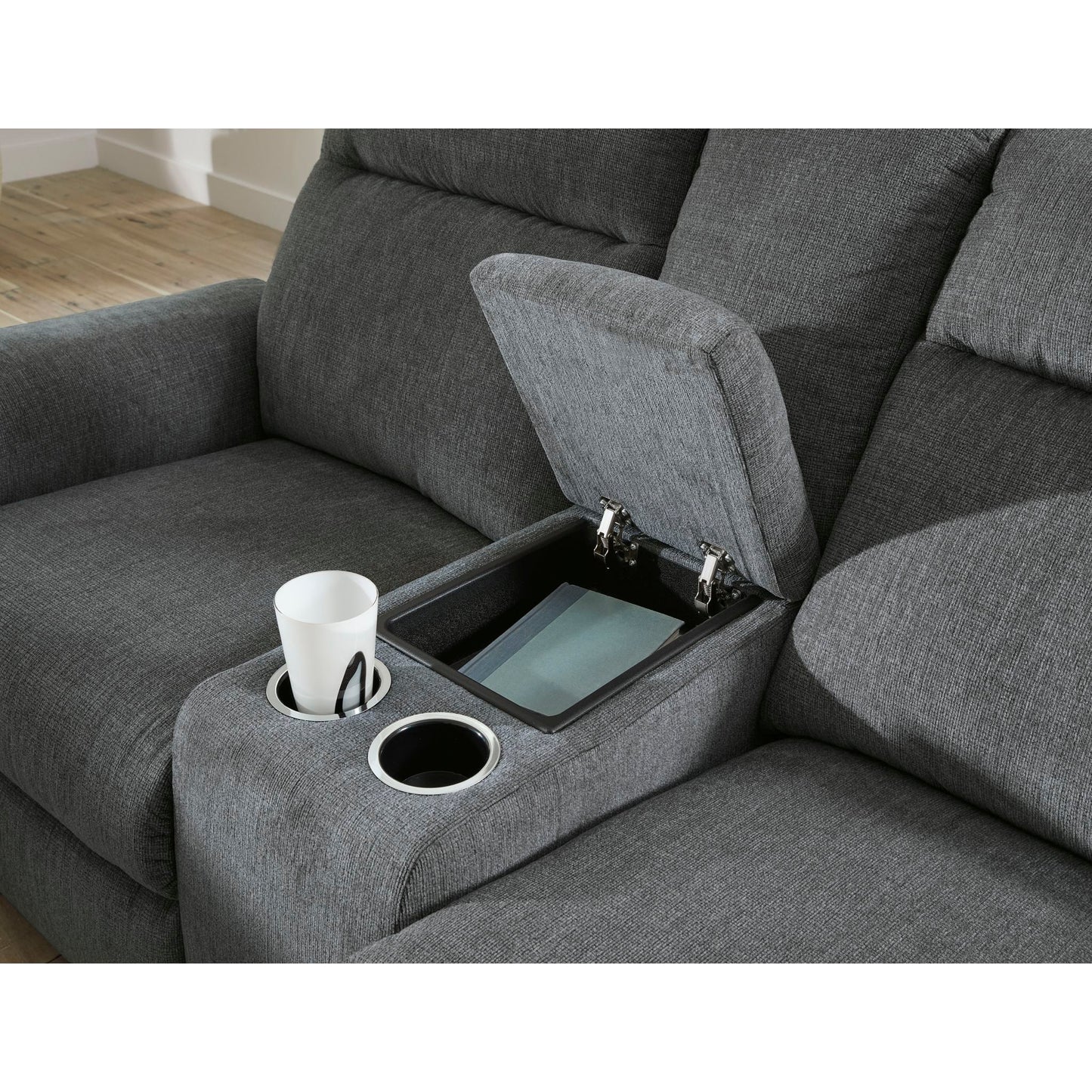 Canapé inclinable électrique Barnsana avec console