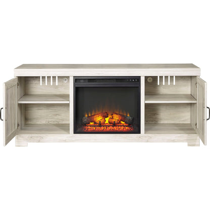 Meuble TV Bellaby avec cheminée