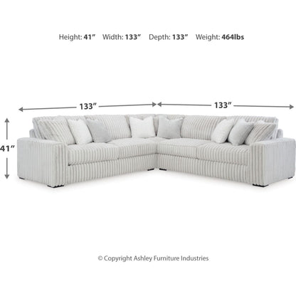 Magnifique canapé d'angle 3 pièces