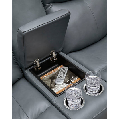 Canapé inclinable électrique Mindanao avec console et appui-tête réglable