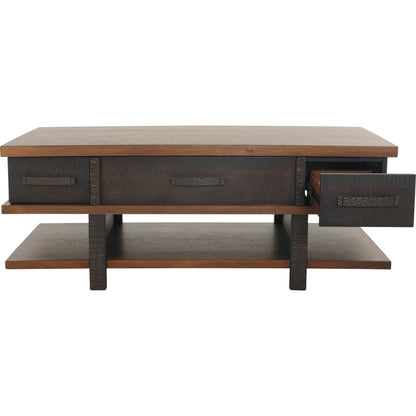 Table basse Stanah avec plateau relevable