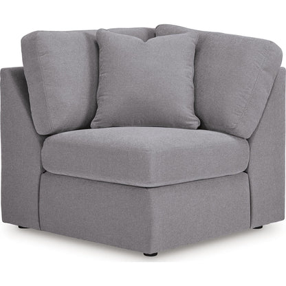 Canapé d'angle modulaire Modmax 6 pièces avec console audio