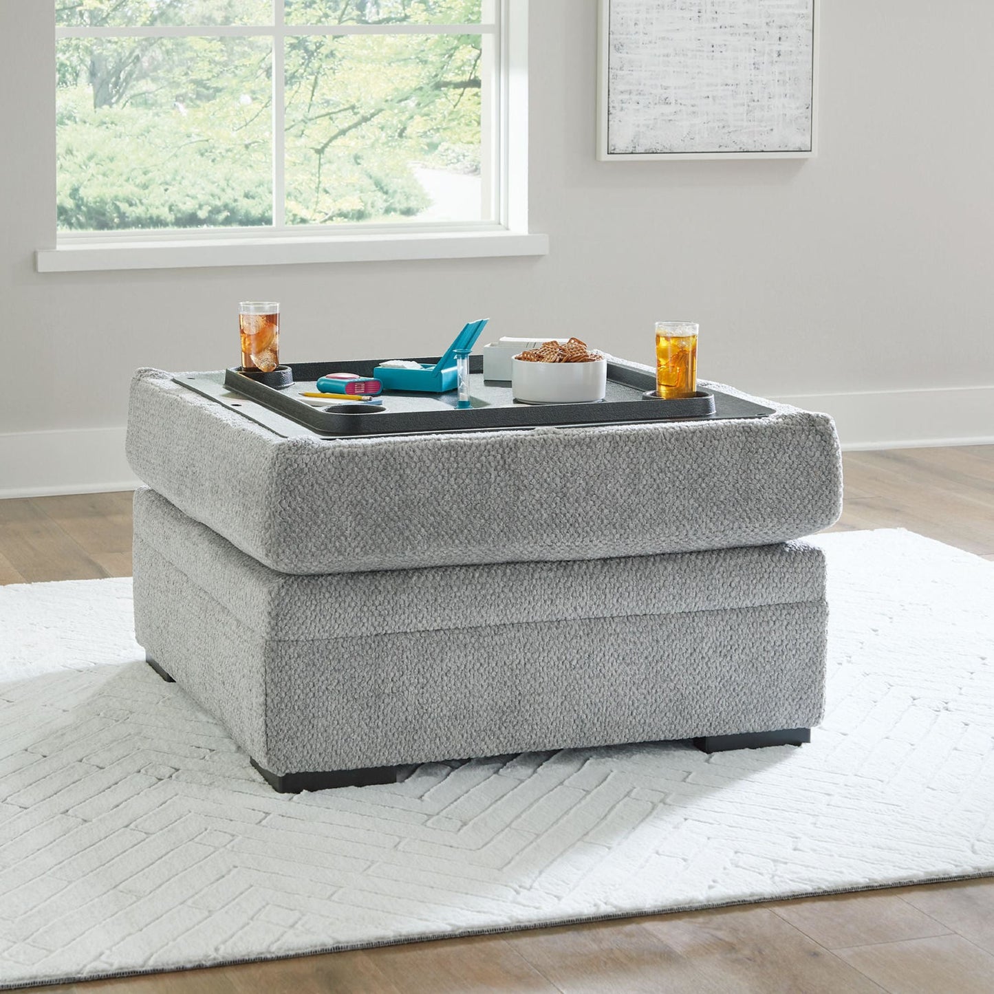 Pouf Casselbury avec rangement