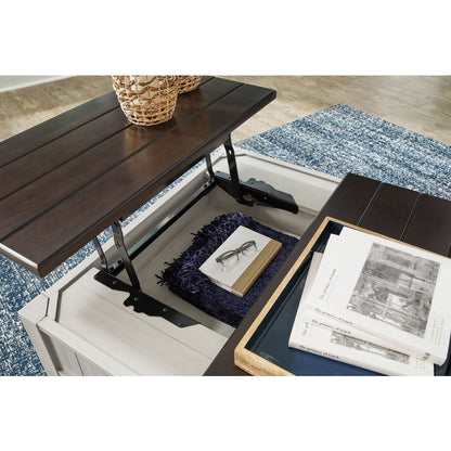 Table basse Darborn avec plateau relevable