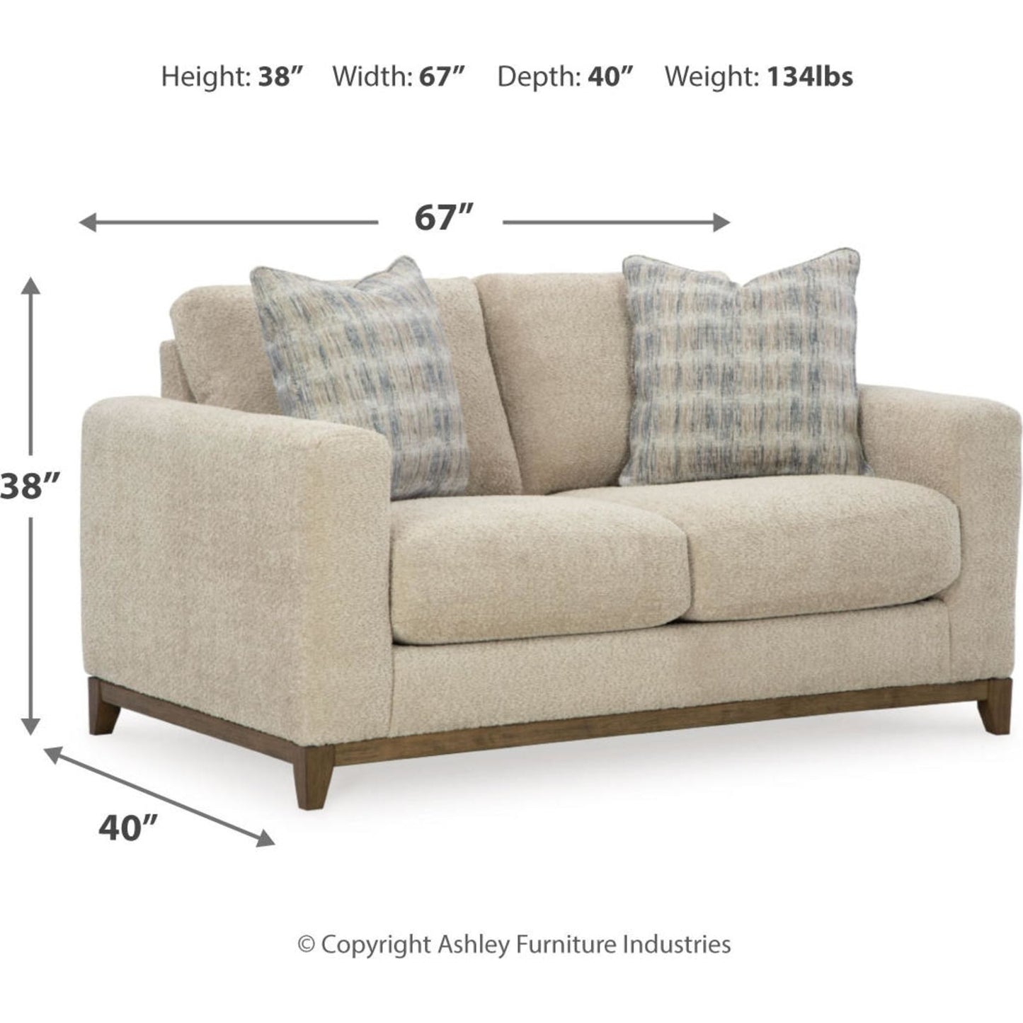 Canapé deux places Parklynn