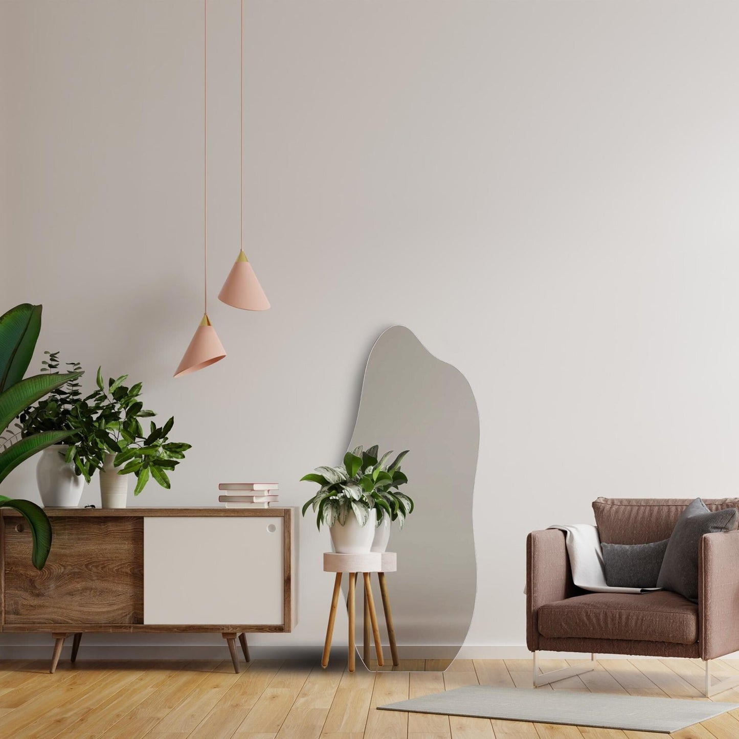 Miroir mural asymétrique irrégulier ALYA