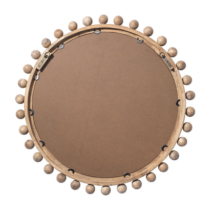Miroir rond en bois naturel Alden Décor Orion