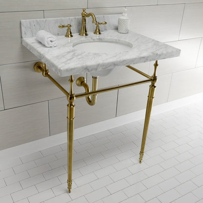 Robinet de salle de bain à entraxe large de style classique américain