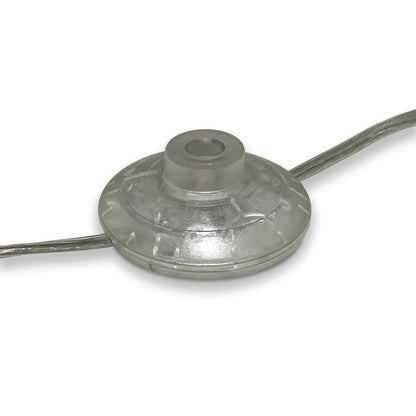 Lampadaire arqué Verona avec abat-jour en verre