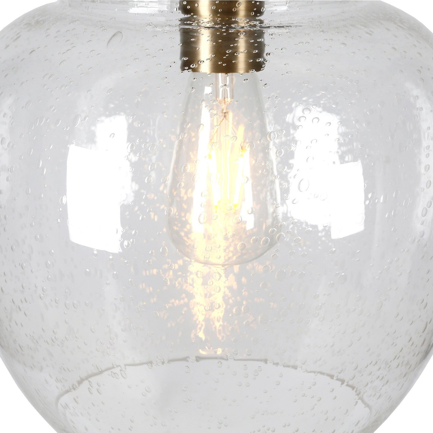 Lampadaire arqué Verona avec abat-jour en verre