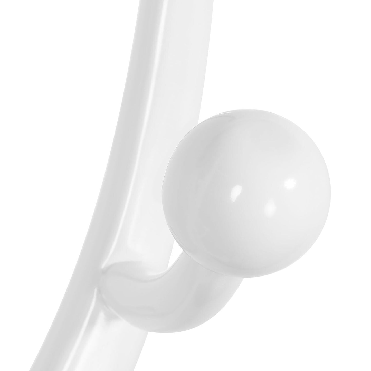 Porte-manteau autoportant en bois d'hévéa avec 8 crochets - 24,5 cm (L) x 70,87 cm (H)