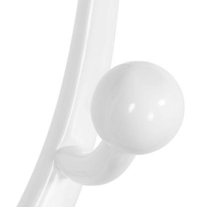 Porte-manteau autoportant en bois d'hévéa avec 8 crochets - 24,5 cm (L) x 70,87 cm (H)