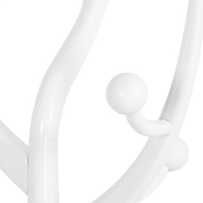 Porte-manteau autoportant en bois d'hévéa avec 8 crochets - 24,5 cm (L) x 70,87 cm (H)