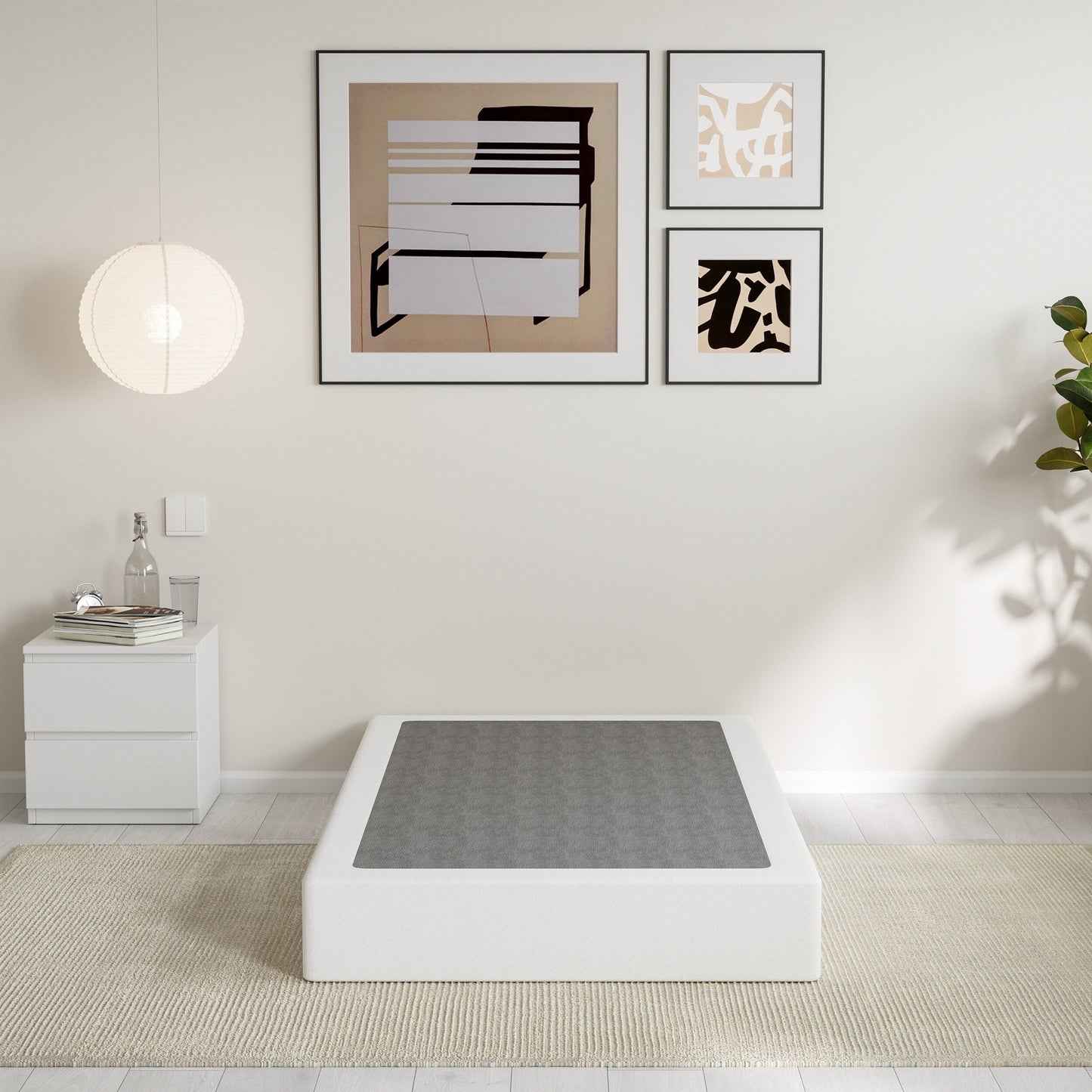 Ressort métallique extra-plat de 12,7 cm (5 pouces), structure robuste avec revêtement gris