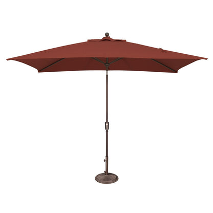 Parasol rectangulaire inclinable SimplyShade Catalina de 3 mètres (10 pieds) à bouton-poussoir