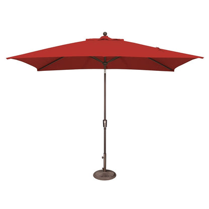 Parasol rectangulaire inclinable SimplyShade Catalina de 3 mètres (10 pieds) à bouton-poussoir