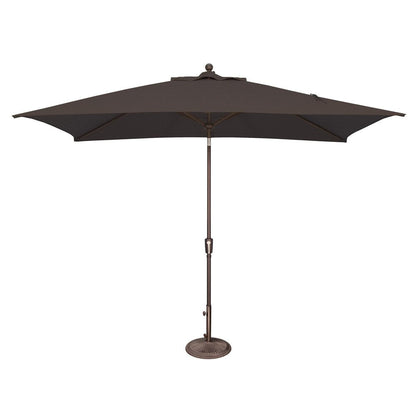 Parasol rectangulaire inclinable SimplyShade Catalina de 3 mètres (10 pieds) à bouton-poussoir